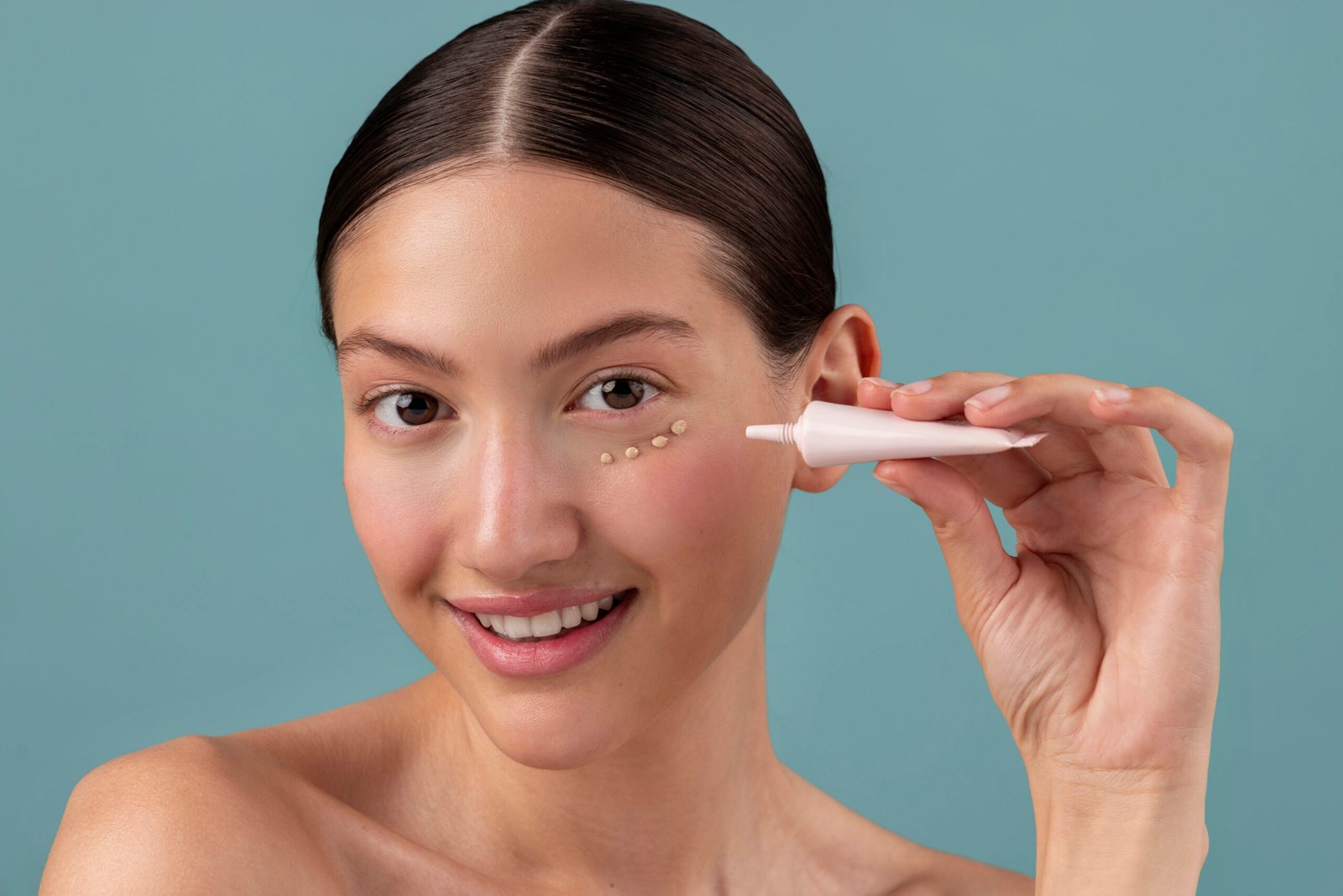 Blog 52 Dark circles, applying eye cream, under eye cream