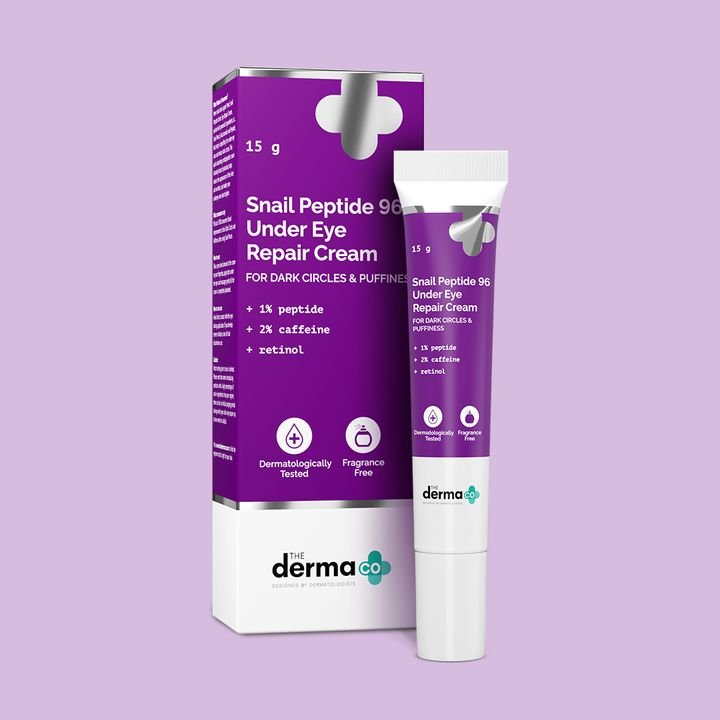 The Derma Co Snail Peptide 96 Under Eye Repair Cream with Snail Mucin & Peptide Complex