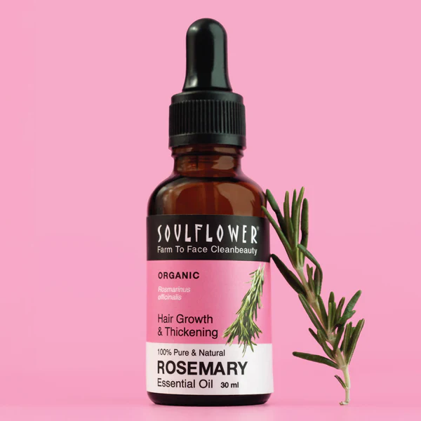 Image of Soulflower rosemary essential oil